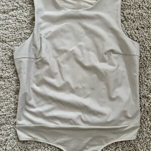 White Sleeveless Top